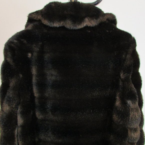 VINTAGE Faux Fur Long Winter Coat - Picture 8 of 16
